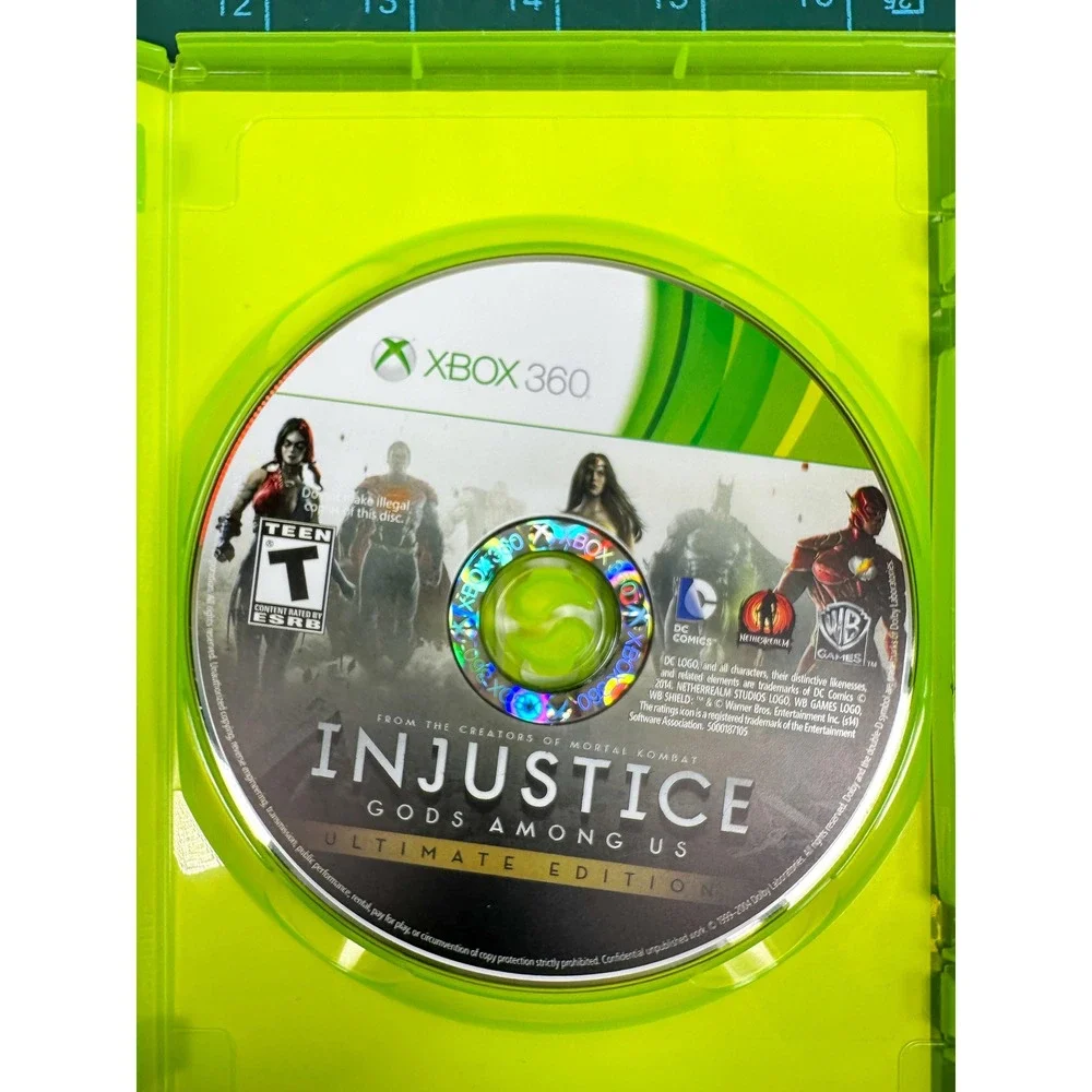 Injustice Gods Among Us Ultimate Edition Xbox 360 DC Comics Platinum Complete